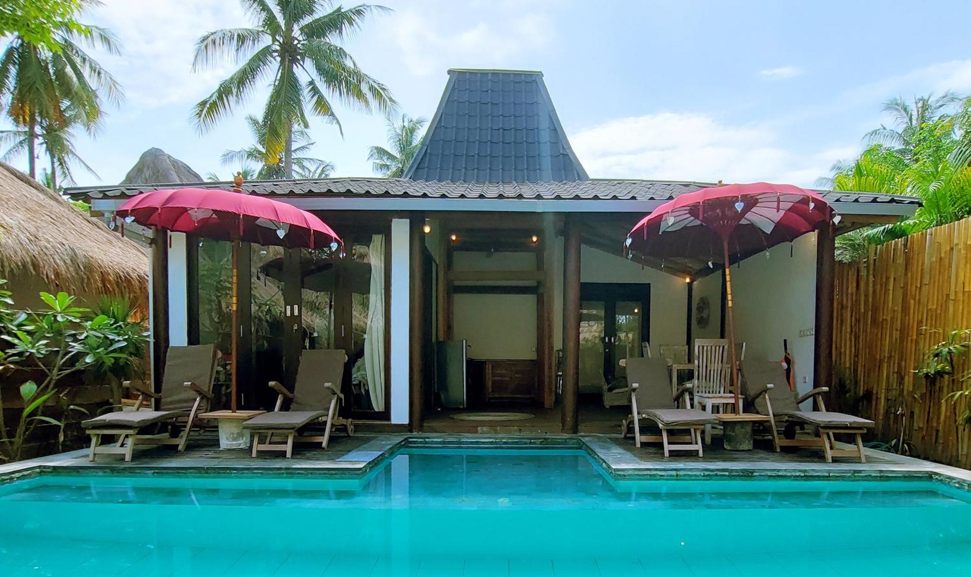 Meno Island Villas Gili Meno Extérieur photo