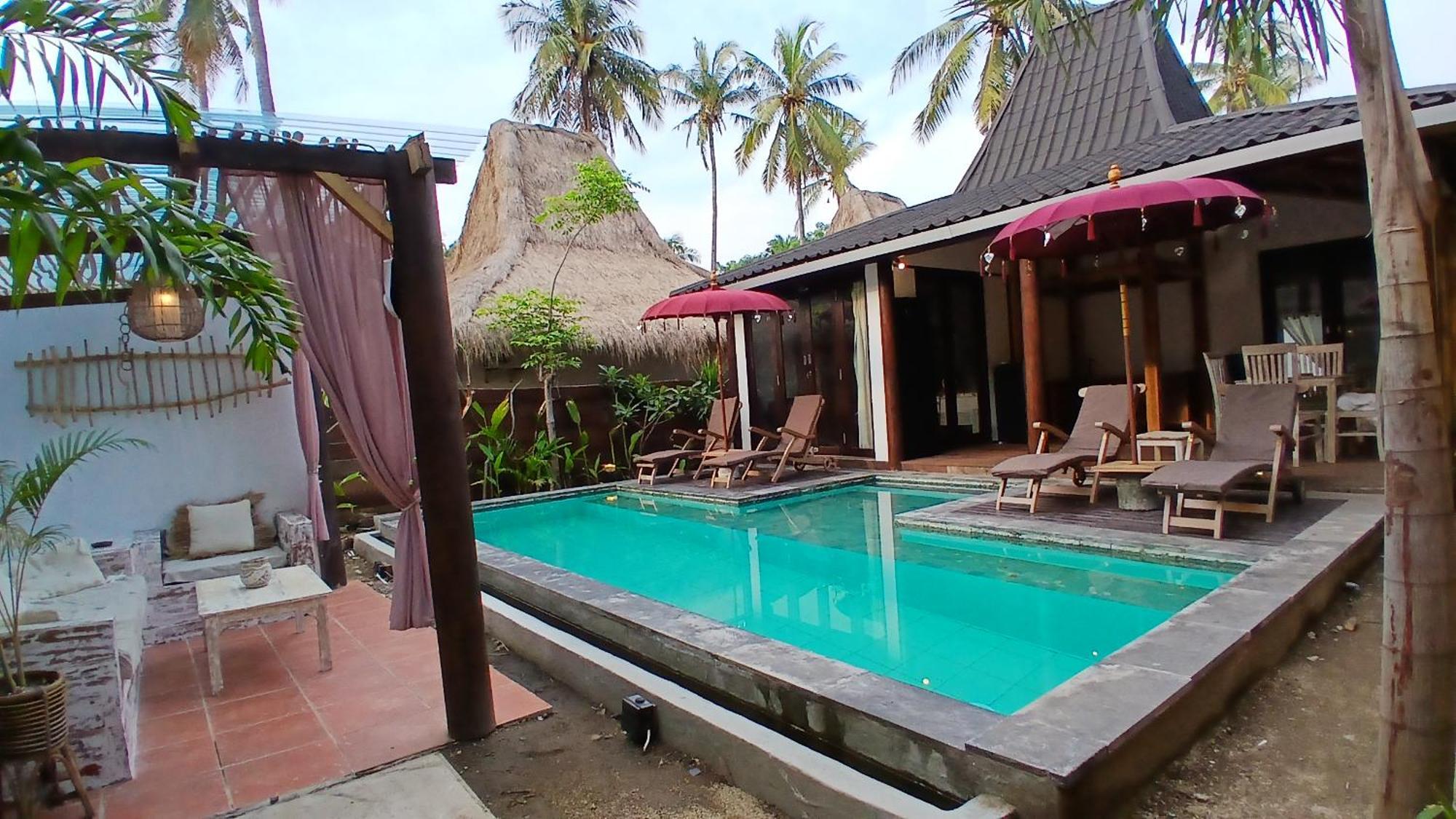 Meno Island Villas Gili Meno Extérieur photo