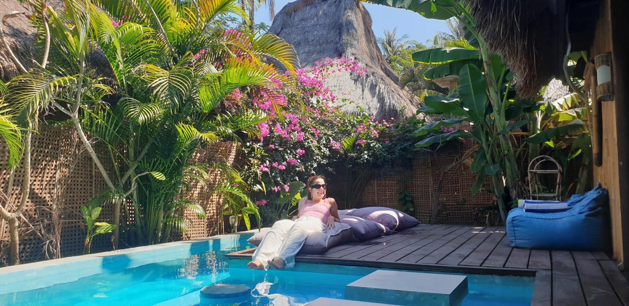 Meno Island Villas Gili Meno Chambre photo